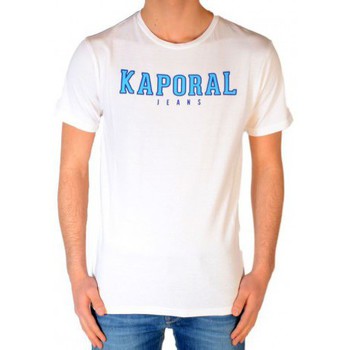 tekstylia Dziewczynka T-shirty z krótkim rękawem Kaporal 52177 Biały