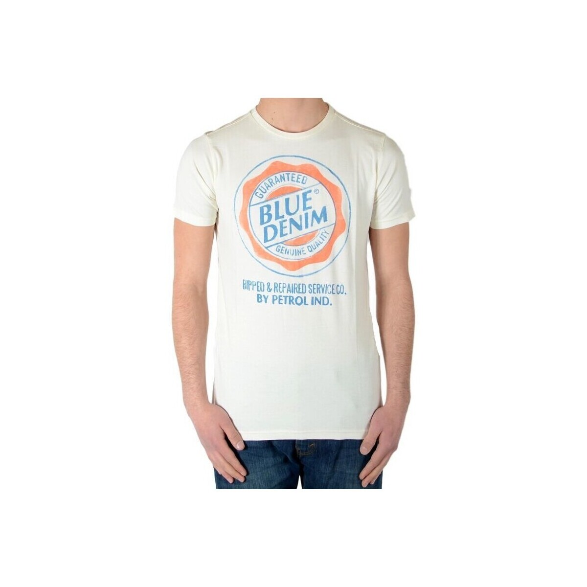 tekstylia Dziewczynka T-shirty z krótkim rękawem Petrol Industries 55049 Beżowy