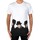 tekstylia Męskie T-shirty z krótkim rękawem Eleven Paris 61174 Biały