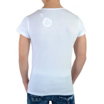 tekstylia Chłopiec T-shirty z krótkim rękawem Eleven Paris 39415 Biały