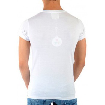 tekstylia Chłopiec T-shirty z krótkim rękawem Eleven Paris 42688 Biały