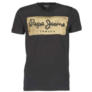 tekstylia Męskie T-shirty z krótkim rękawem Pepe jeans CHARING Czarny