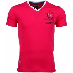 tekstylia Męskie T-shirty z krótkim rękawem David Copper 5112905 Różowy