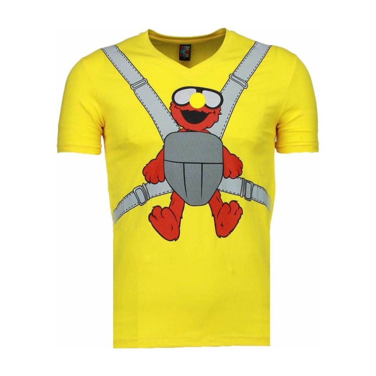 tekstylia Męskie T-shirty z krótkim rękawem Local Fanatic 29227746 Żółty
