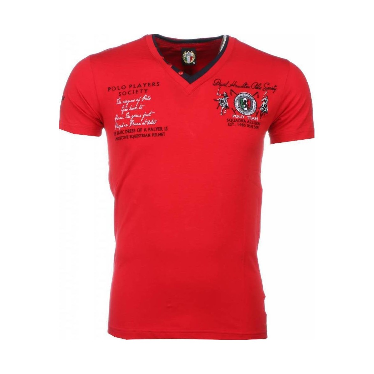 tekstylia Męskie T-shirty z krótkim rękawem David Copper 6694338 Czerwony