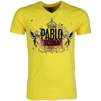 tekstylia Męskie T-shirty z krótkim rękawem Local Fanatic 3076308 Żółty