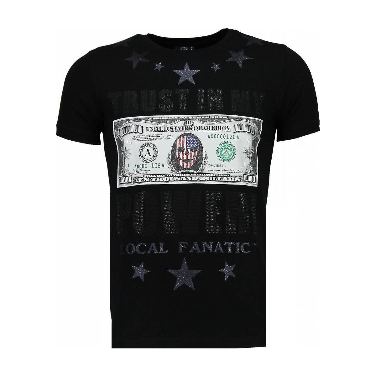 tekstylia Męskie T-shirty z krótkim rękawem Local Fanatic 20779730 Czarny