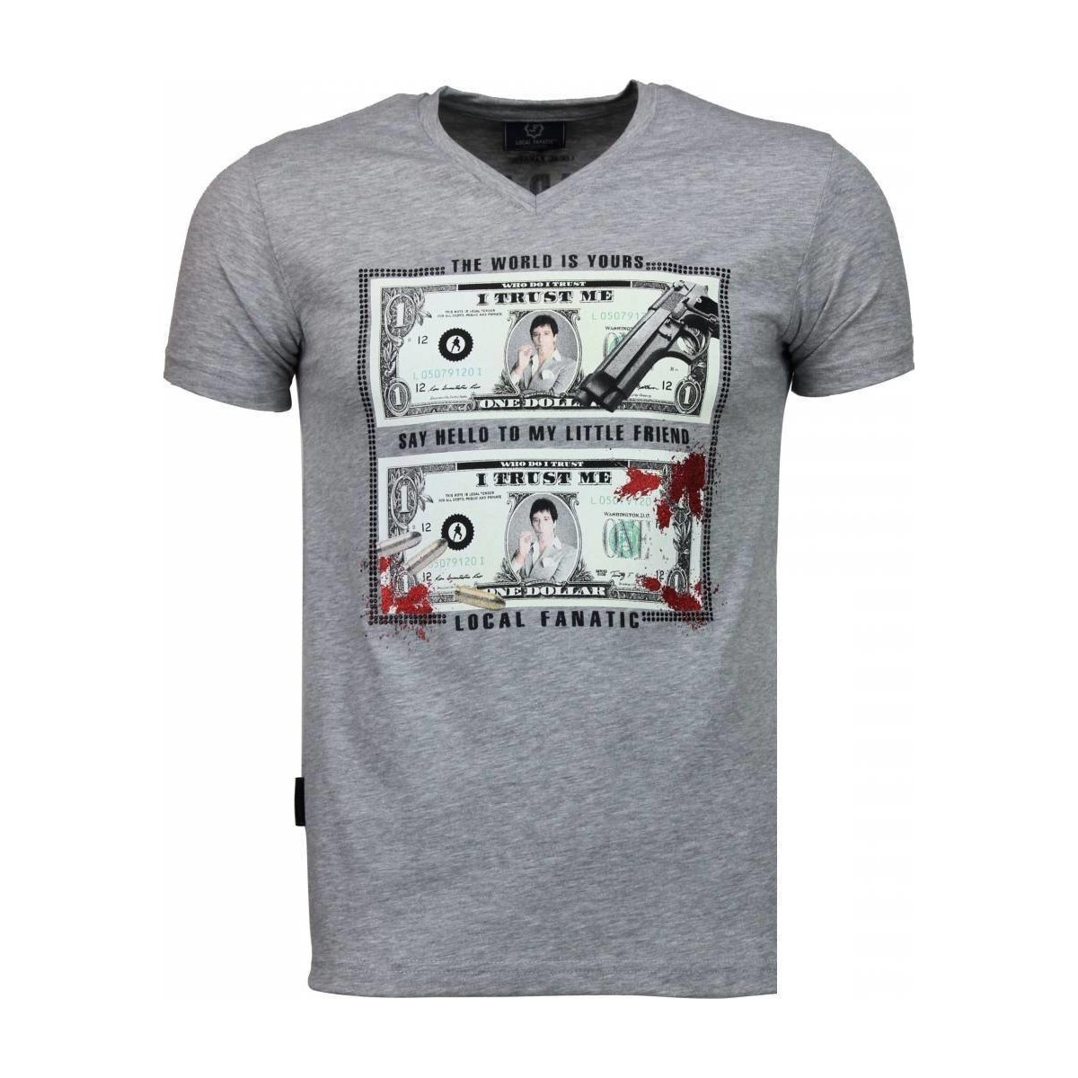 tekstylia Męskie T-shirty z krótkim rękawem Local Fanatic 15221946 Szary