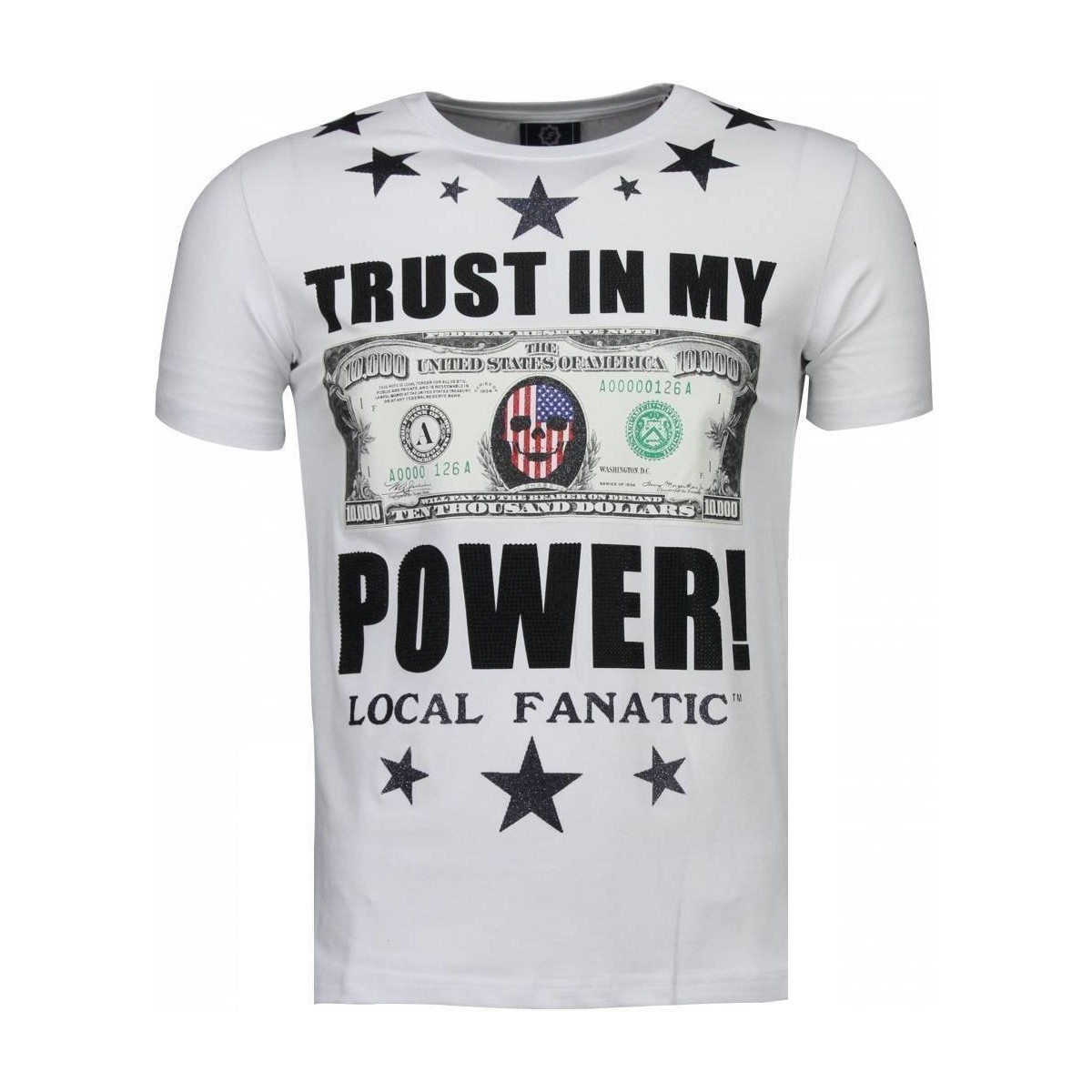 tekstylia Męskie T-shirty z krótkim rękawem Local Fanatic 20780052 Biały