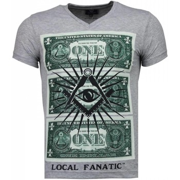 tekstylia Męskie T-shirty z krótkim rękawem Local Fanatic 13962635 Szary