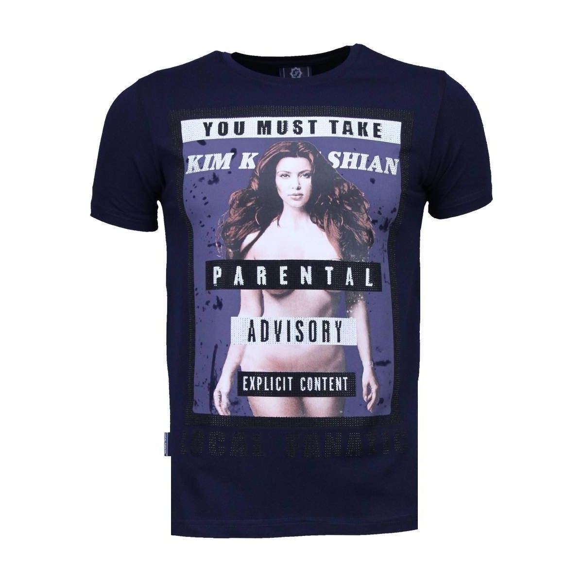 tekstylia Męskie T-shirty z krótkim rękawem Local Fanatic 20776654 Niebieski
