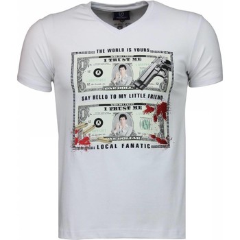 tekstylia Męskie T-shirty z krótkim rękawem Local Fanatic 15221950 Biały