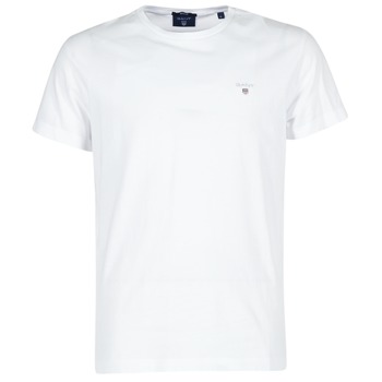 tekstylia Męskie T-shirty z krótkim rękawem Gant THE ORIGINAL T-SHIRT Biały