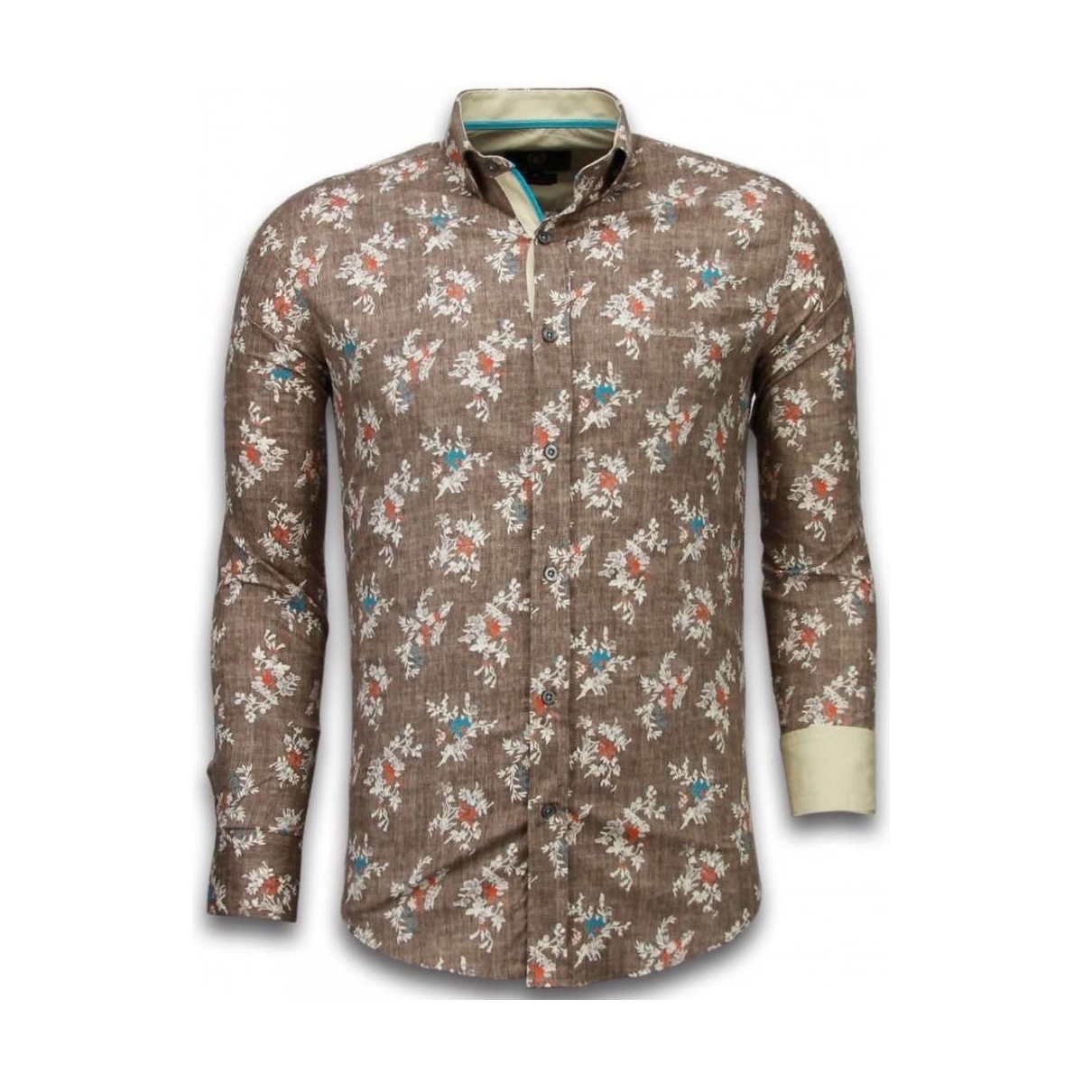 tekstylia Męskie Koszule z długim rękawem Tony Backer 45061544 Brązowy