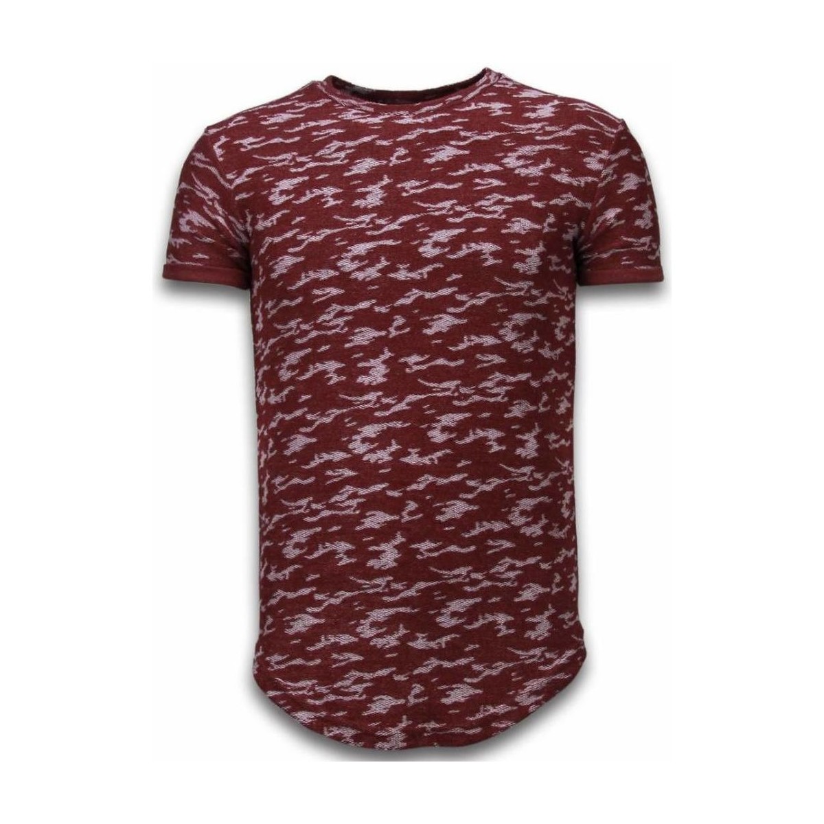 tekstylia Męskie T-shirty z krótkim rękawem Justing 46481951 Czerwony