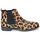 Buty Damskie Buty za kostkę Betty London HUGUETTE Leopard