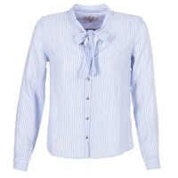 tekstylia Damskie Koszule Cream CAMA STRIPED SHIRT Niebieski