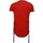 tekstylia Męskie T-shirty z krótkim rękawem Justing 46874246 Czerwony