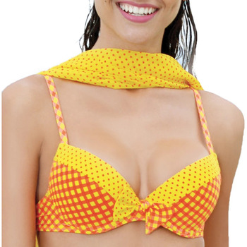 tekstylia Damskie Bikini: góry lub doły osobno Antigel La bomb vichy Żółty