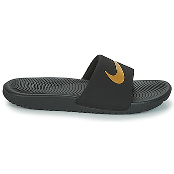Nike KAWA GROUNDSCHOOL SLIDE Czarny / Złoty
