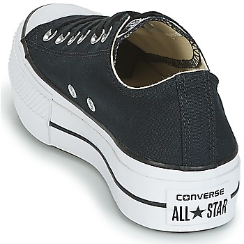 Converse Chuck Taylor All Star Lift Clean Ox Core Canvas Czarny