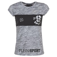 tekstylia Damskie T-shirty z krótkim rękawem Philipp Plein Sport THINK WHAT U WANT Szary