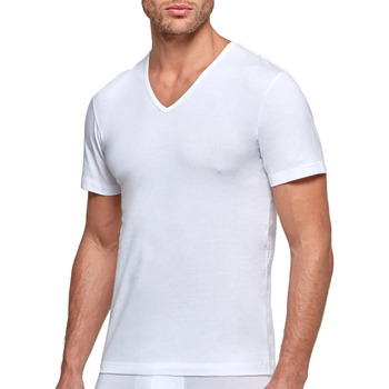 tekstylia Męskie T-shirty z krótkim rękawem Impetus GO31024 26C Biały