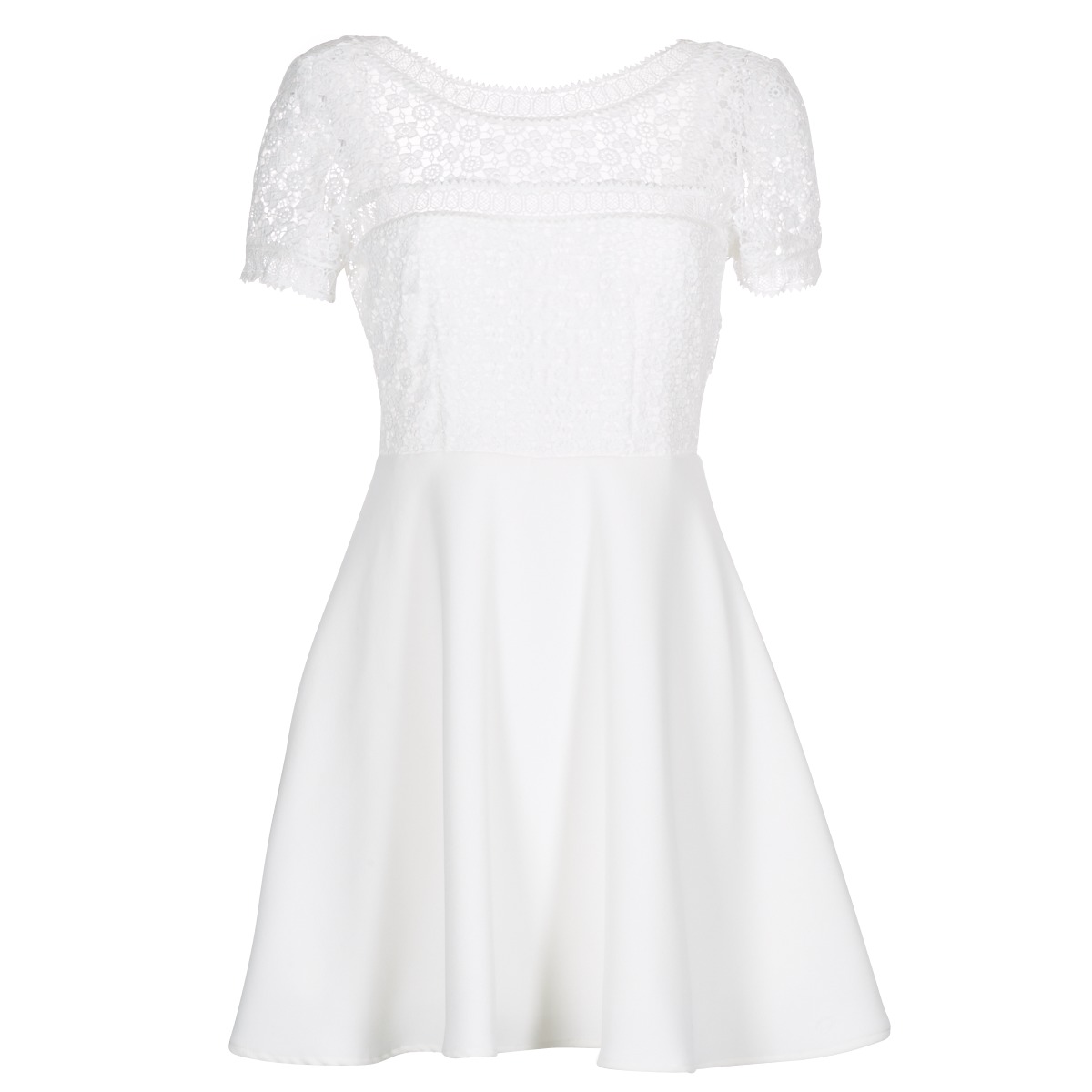 tekstylia Damskie Sukienki krótkie Betty London INLOVE Biały