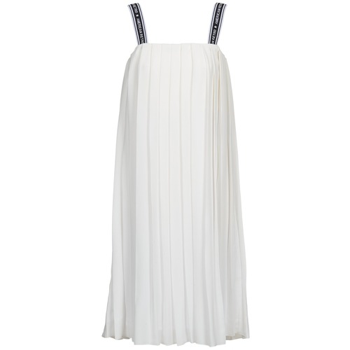 tekstylia Damskie Sukienki długie American Retro VERO LONG Biały
