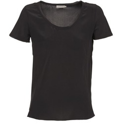 tekstylia Damskie T-shirty z krótkim rękawem Calvin Klein Jeans WAGMAR SILK Czarny