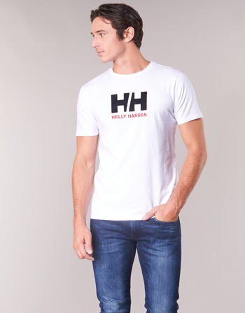 tekstylia Męskie T-shirty z krótkim rękawem Helly Hansen HH LOGO T-SHIRT Biały