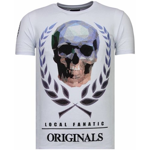 tekstylia Męskie T-shirty z krótkim rękawem Local Fanatic 65012540 Biały