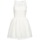 tekstylia Damskie Sukienki krótkie Brigitte Bardot AGNES Biały