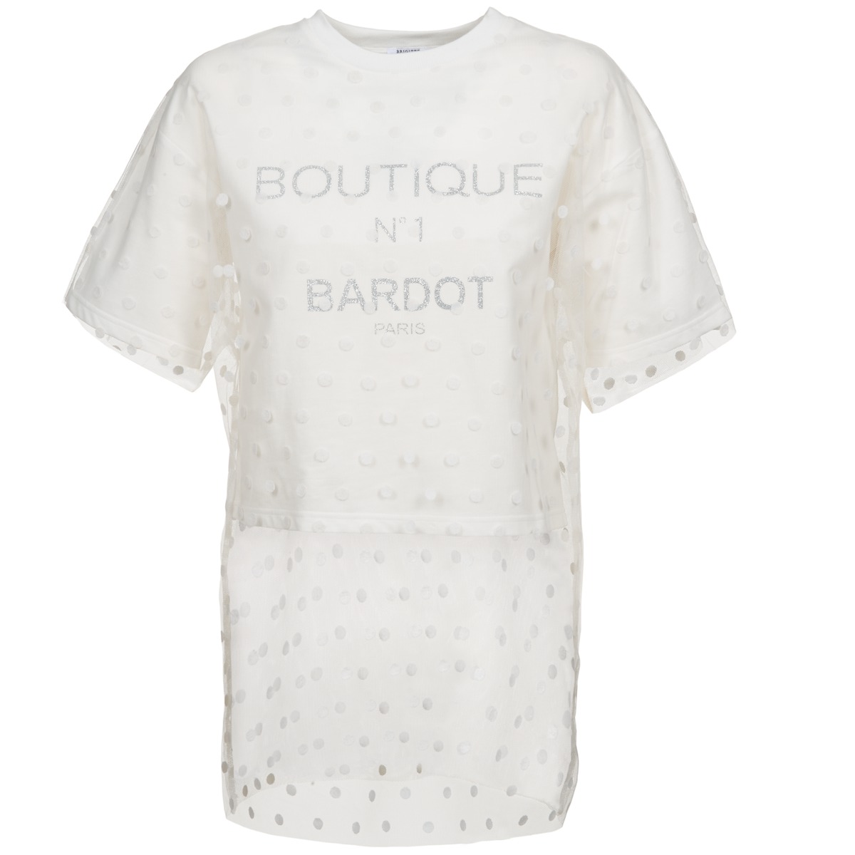 tekstylia Damskie Bluzy Brigitte Bardot ANASTASIE Ecru