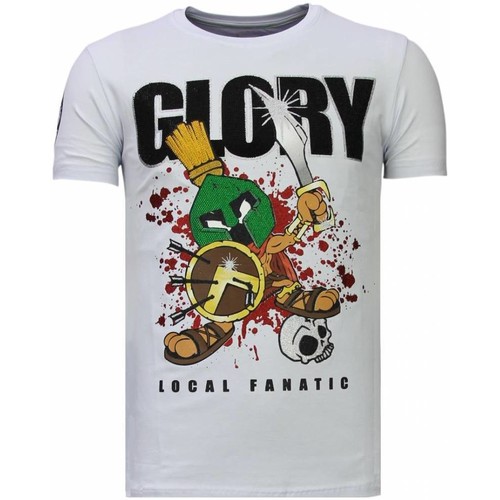 tekstylia Męskie T-shirty z krótkim rękawem Local Fanatic 65017967 Biały