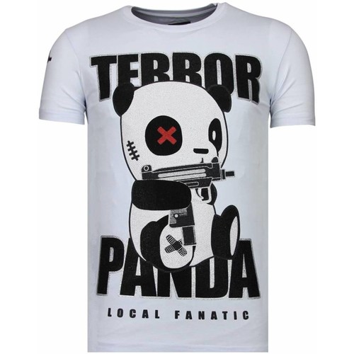 tekstylia Męskie T-shirty z krótkim rękawem Local Fanatic 65014397 Biały