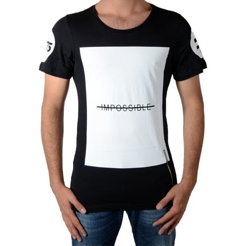 tekstylia Męskie T-shirty z krótkim rękawem Celebry Tees 58601 Czarny