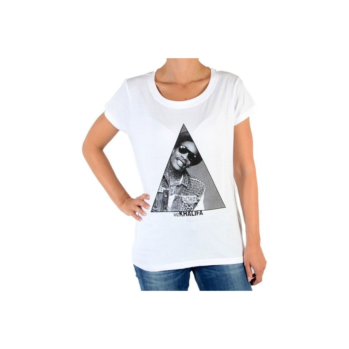 tekstylia Damskie T-shirty i Koszulki polo Eleven Paris 32628 Biały