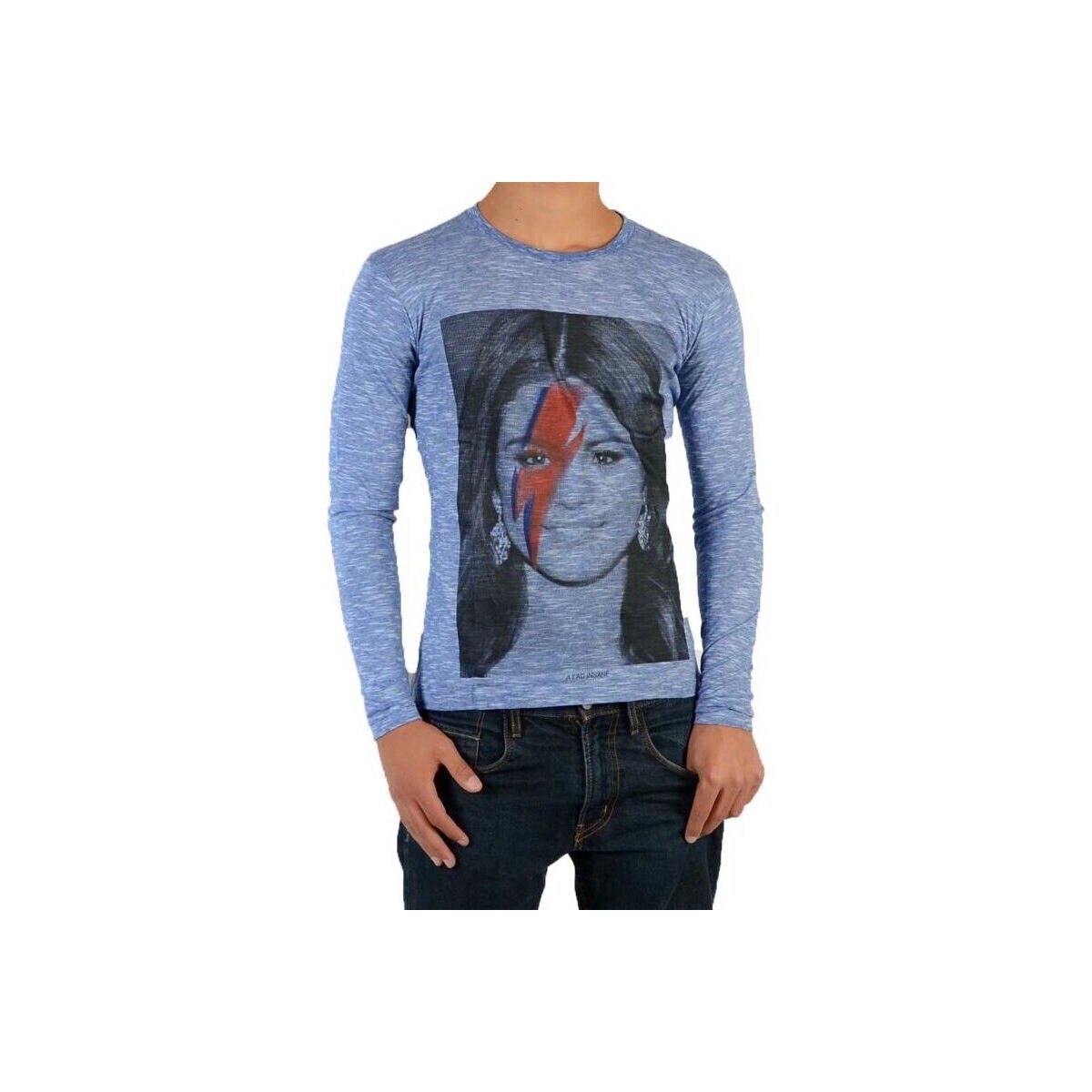 tekstylia Dziewczynka T-shirty z długim rękawem Eleven Paris 34668 Niebieski
