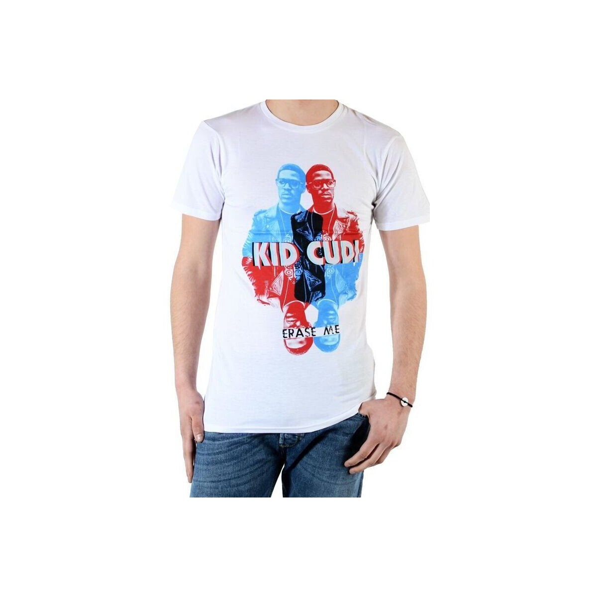 tekstylia Męskie T-shirty z krótkim rękawem Eleven Paris 29600 Biały