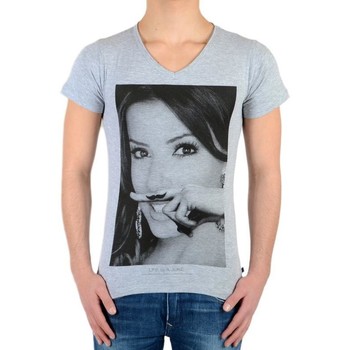 tekstylia Dziewczynka T-shirty z krótkim rękawem Eleven Paris 39407 Szary