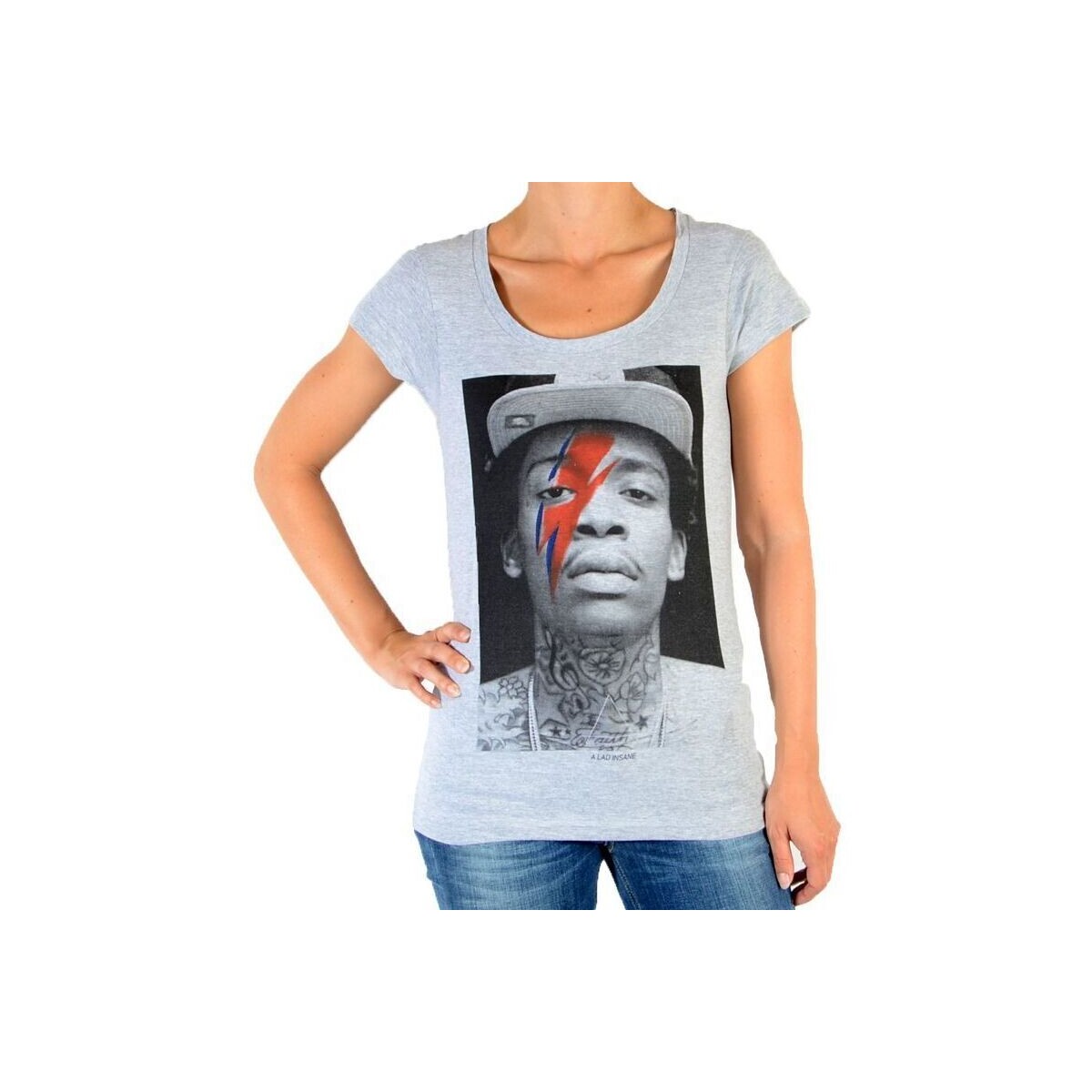 tekstylia Damskie T-shirty i Koszulki polo Eleven Paris 32652 Szary
