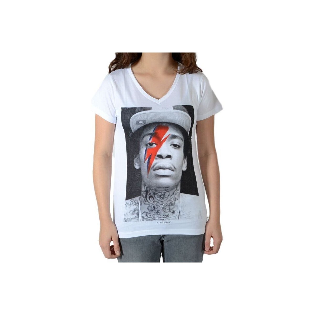 tekstylia Dziewczynka T-shirty z krótkim rękawem Eleven Paris 39403 Biały