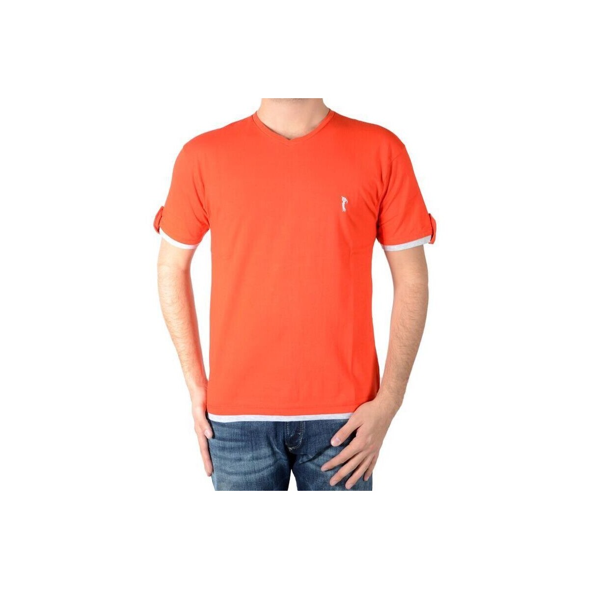 tekstylia Męskie T-shirty z krótkim rękawem Marion Roth 55778 Czerwony