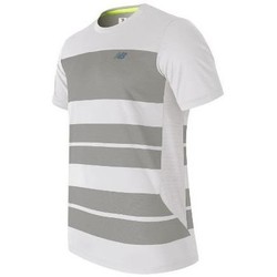 tekstylia Męskie T-shirty i Koszulki polo New Balance MT53406WSV Biały