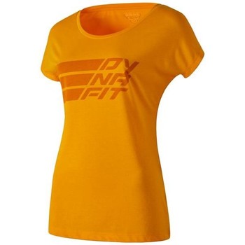 tekstylia Damskie T-shirty z krótkim rękawem Dynafit Compound Dri-Rel Co W S/s Tee 70685-4630 Pomarańczowy