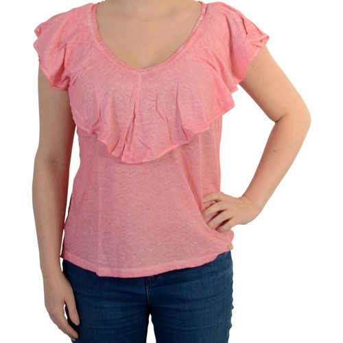 tekstylia Damskie T-shirty i Koszulki polo Pepe jeans 92556 Różowy
